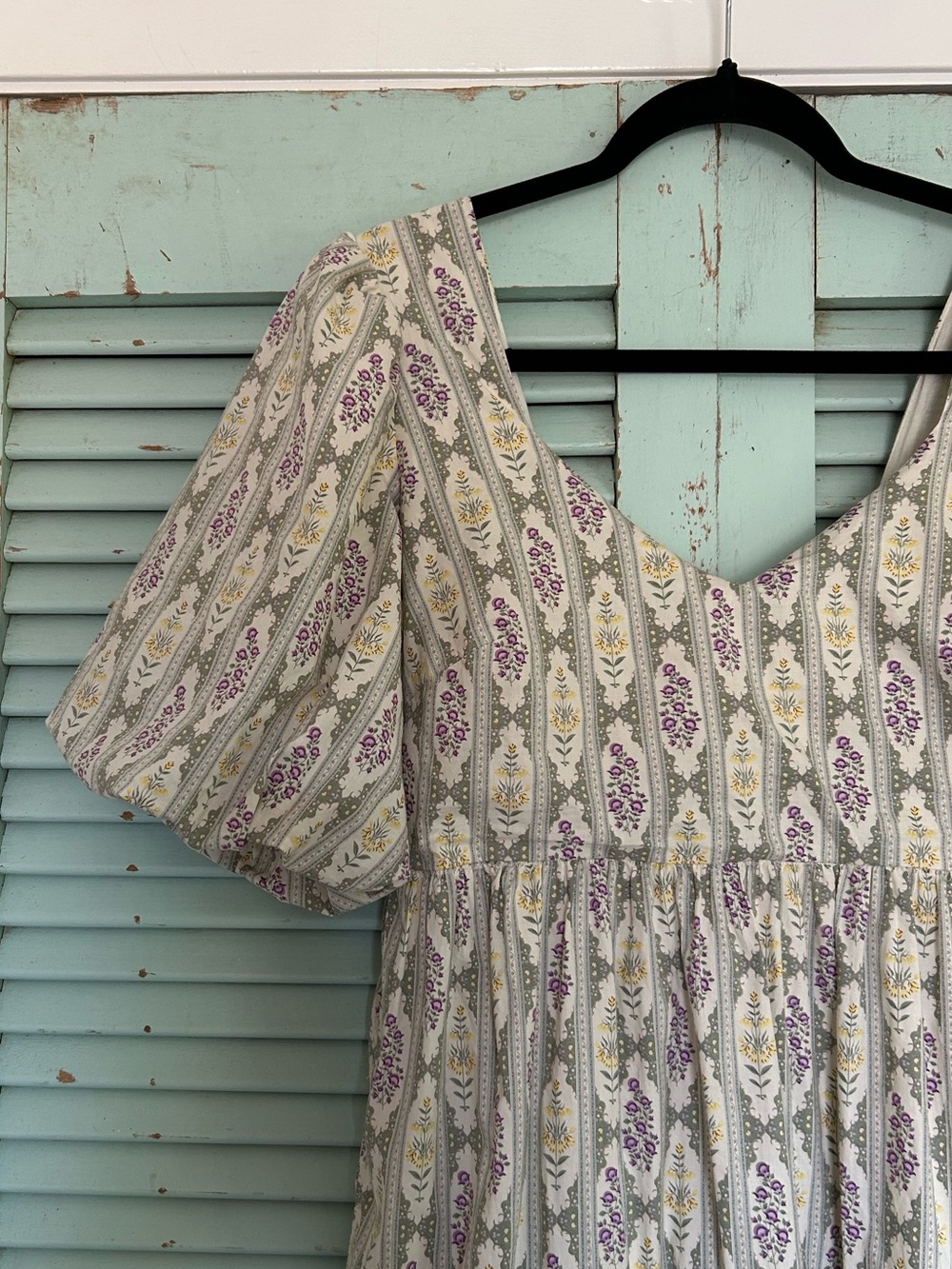 Floral Cotton Maxi Dress
